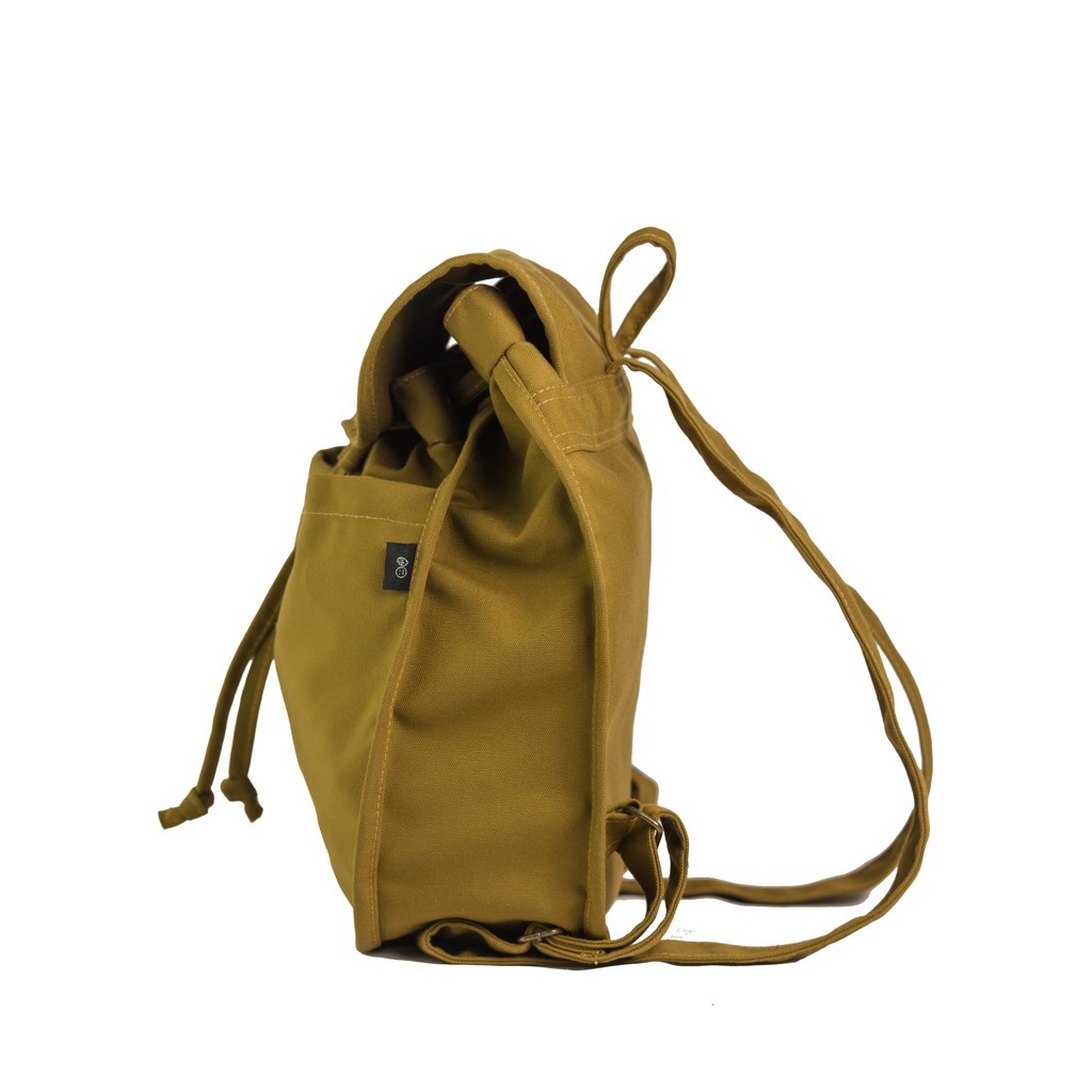 Imokey Onyx Olive: Basic Drawstring Backpack - Tas Ransel Pria Tas Ransel Wanita