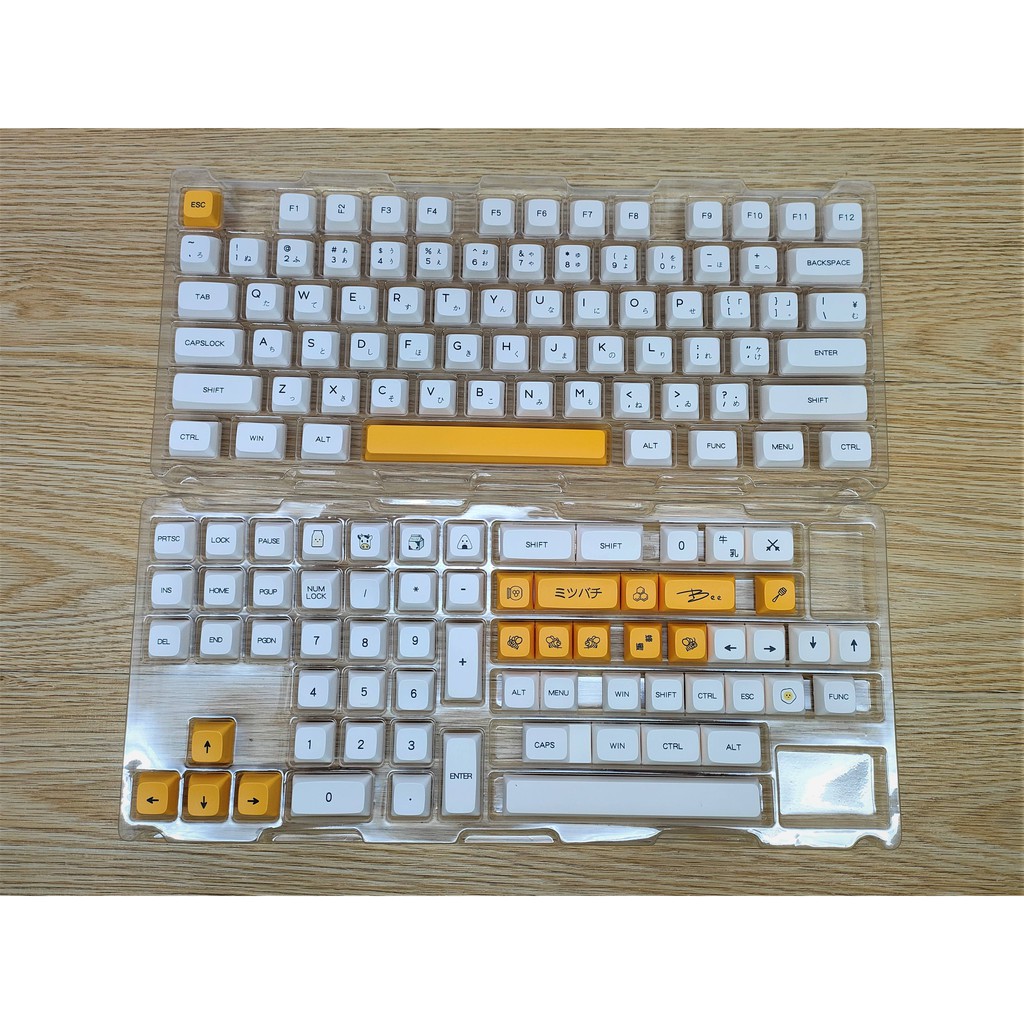 KEYCAPS HONEY AND MILK THEME Japanese Root XDA Profile - PBT Dye Sub