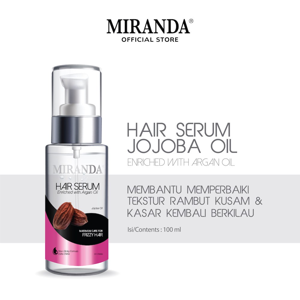 Miranda Hair Serum 100ML / Serum Rambut / Vitamin Rambut BPOM ORI