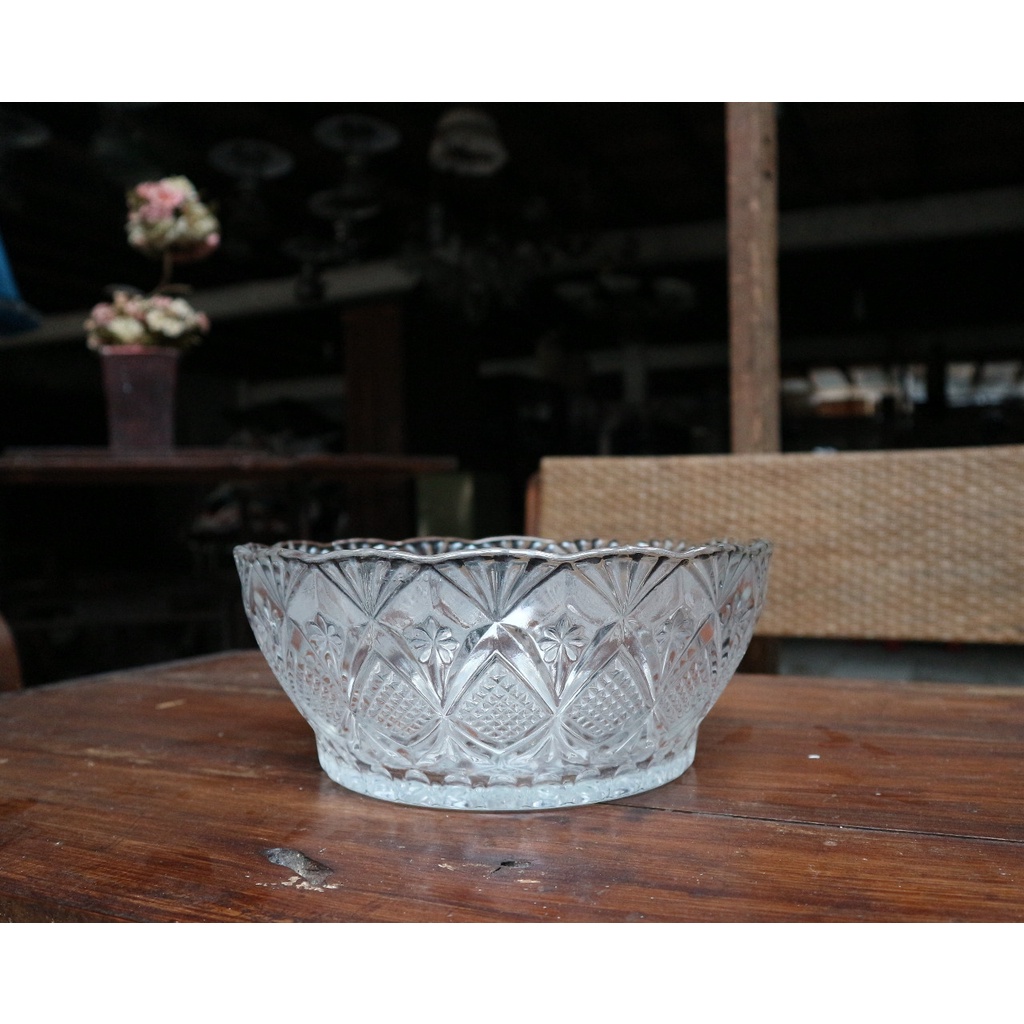 Mangkuk Besar/Mangkuk Sayur Besar/Mangkuk Besar Bahan Kaca/Mangkok Cantik