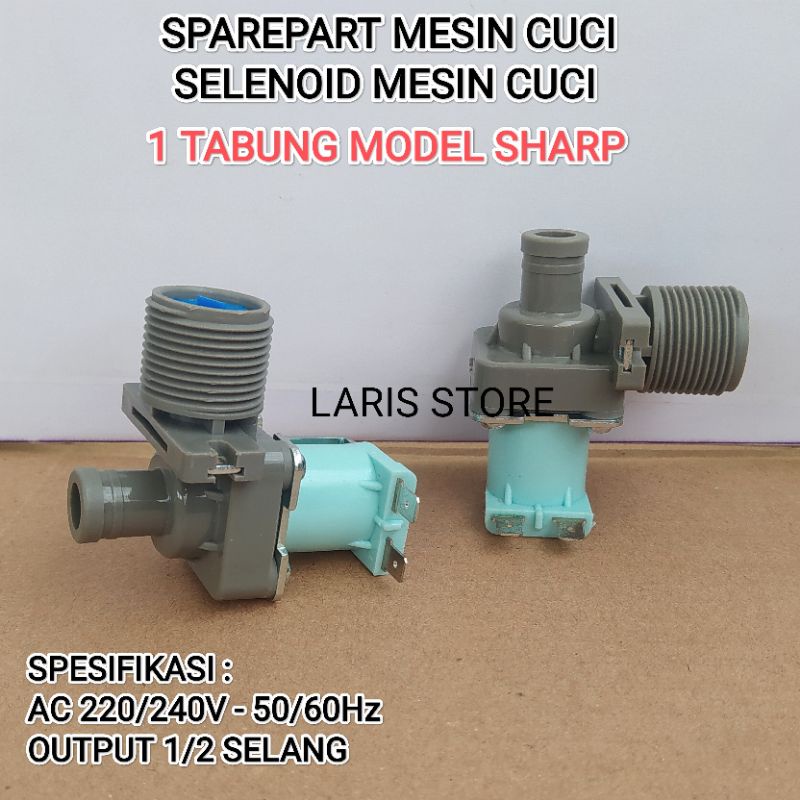 SELENOID MESIN CUCI 1 TABUNG MODEL SHARP / WATER INLET VALVE SELENOID SHARP BERKUALITAS