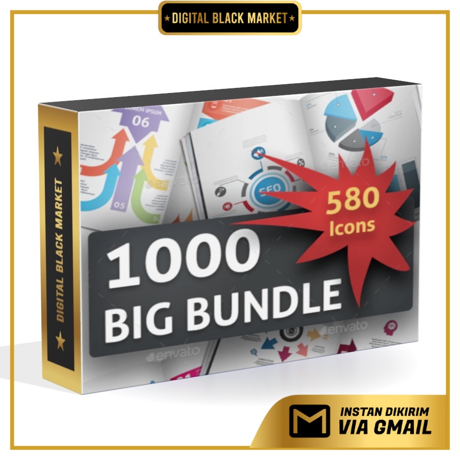 1000 Big Bundle Infographic Elements