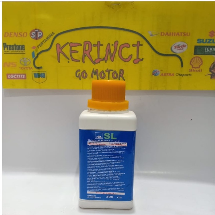 ORIGINAL BRAKE FLUID ATE SL DOT 4 300cc - MINYAK REM SL ATE DOT 4