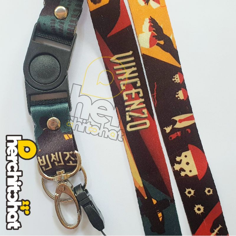 

Lanyard Drakor Vincenzo Opening Vers - Strap Tali ID Card Premium