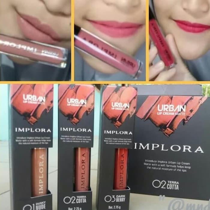 IMPLORA LIPCREAM URBAN / LIP CREAM IMPLORA VARIAN LENGKAP 1 - 20