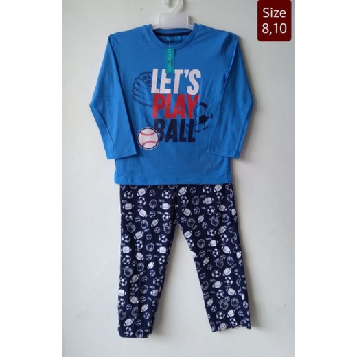 SETELAN PANJANG ANAK / BAJU TIDUR ANAK KIDZ TOO BRANDED MATAHARI MURAH BJTDRKDZT026