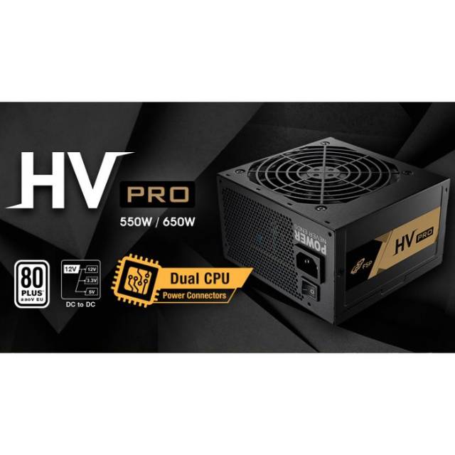 Power Supply FSP HV Pro 650W 80+ PSU 650Watt 80+