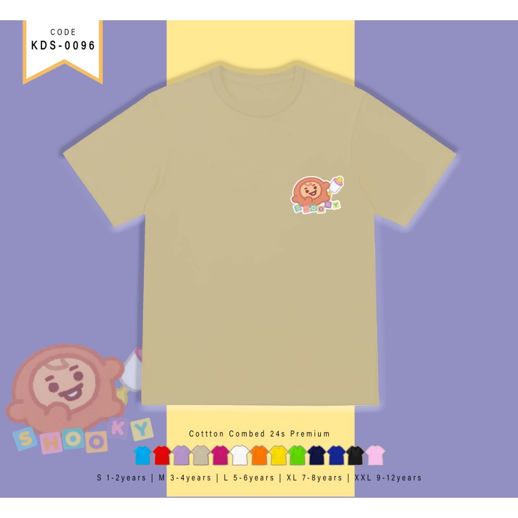 T-SHIRT KIDS TERMURAH / REAL PICTURE ADEM / BT211 RATTLE / CUSTOM TEE