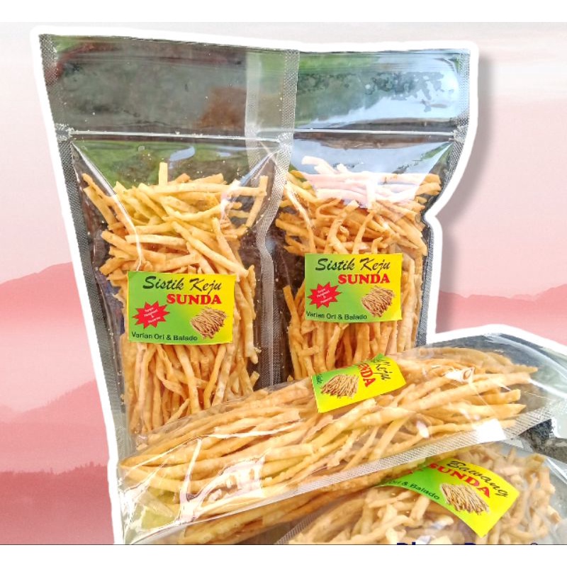 

Aneka Stik Bawang, Keju, Bayam Rasa Original dan Balado