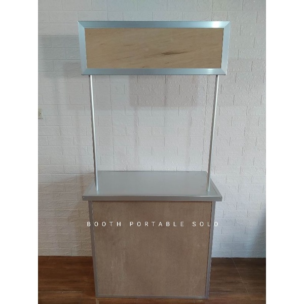 Gerobak lipat / meja lipat / meja jualan praktis / booth portable ukuran 80 cm x 40 cm POLOS