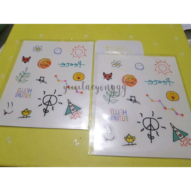 Official Tattoo Sticker NCT Dream Hello Future