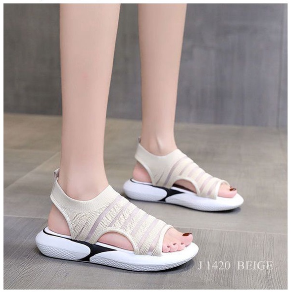 SANDAL WANITA SLOP FLIP FLOP FASHION 1420