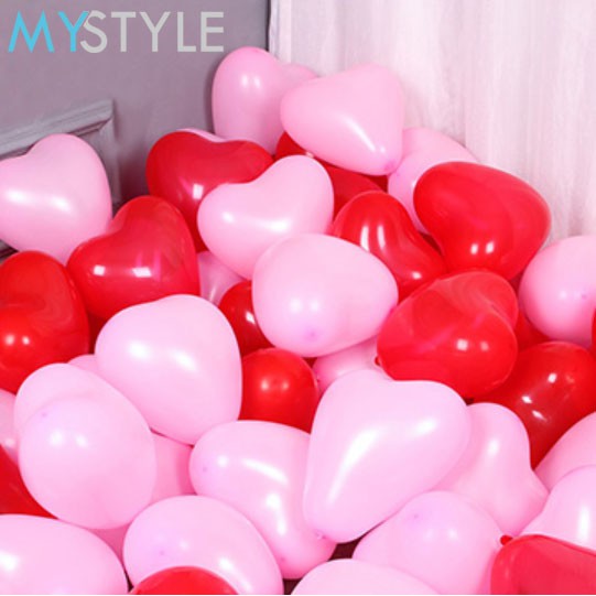 BALON LATEX HATI 220 12 INCH SATUAN MIN 20 PCS BALON PESTA ULANG TAHUN