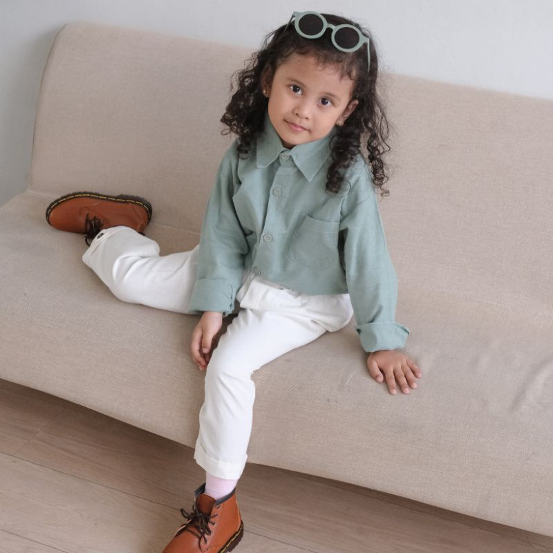 LONG BHUMI PANTS - Promo 10.10 Celana kain nyaman Anak Cewek Cowok baby Canvas Premium Pants Laki Perempuan Lucu Murah 1-6 Tahun