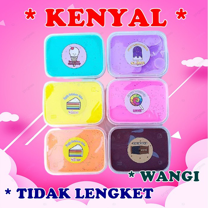 SLIME BT21 SLEM MAINAN ANAK DIARY ORIGINAL MURAH 200 GRAM