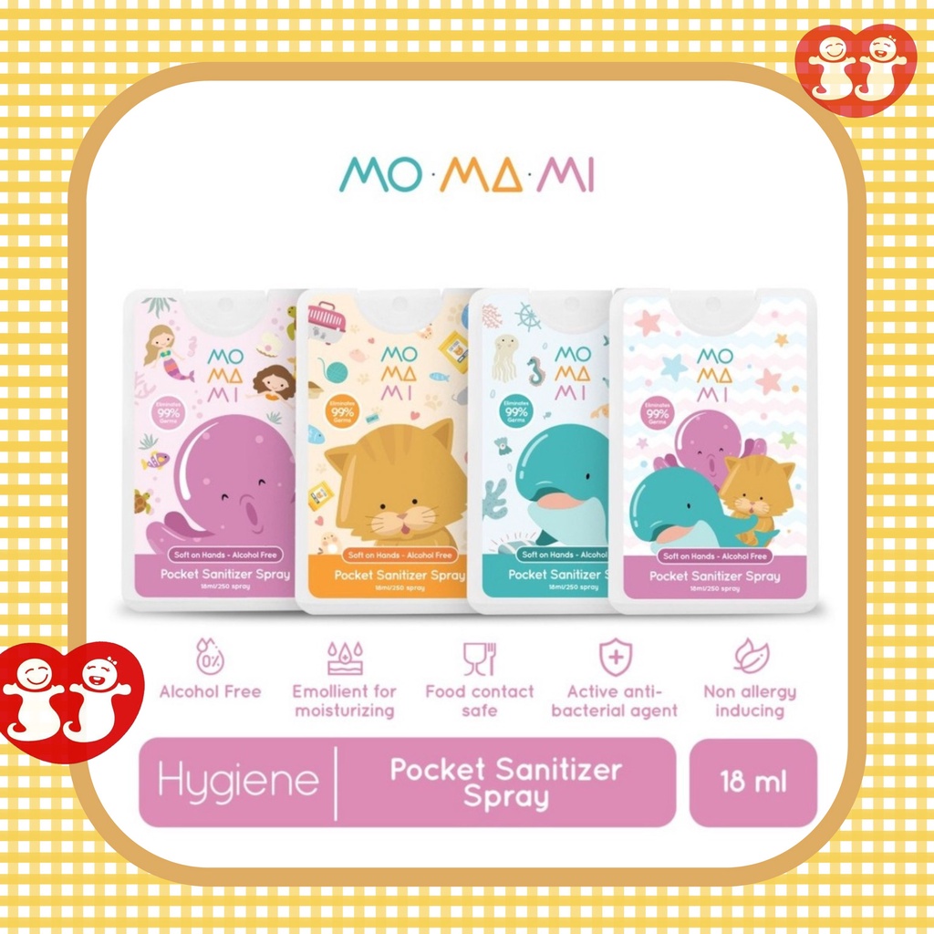 Momami Pocket Sanitizer Spray 18ml