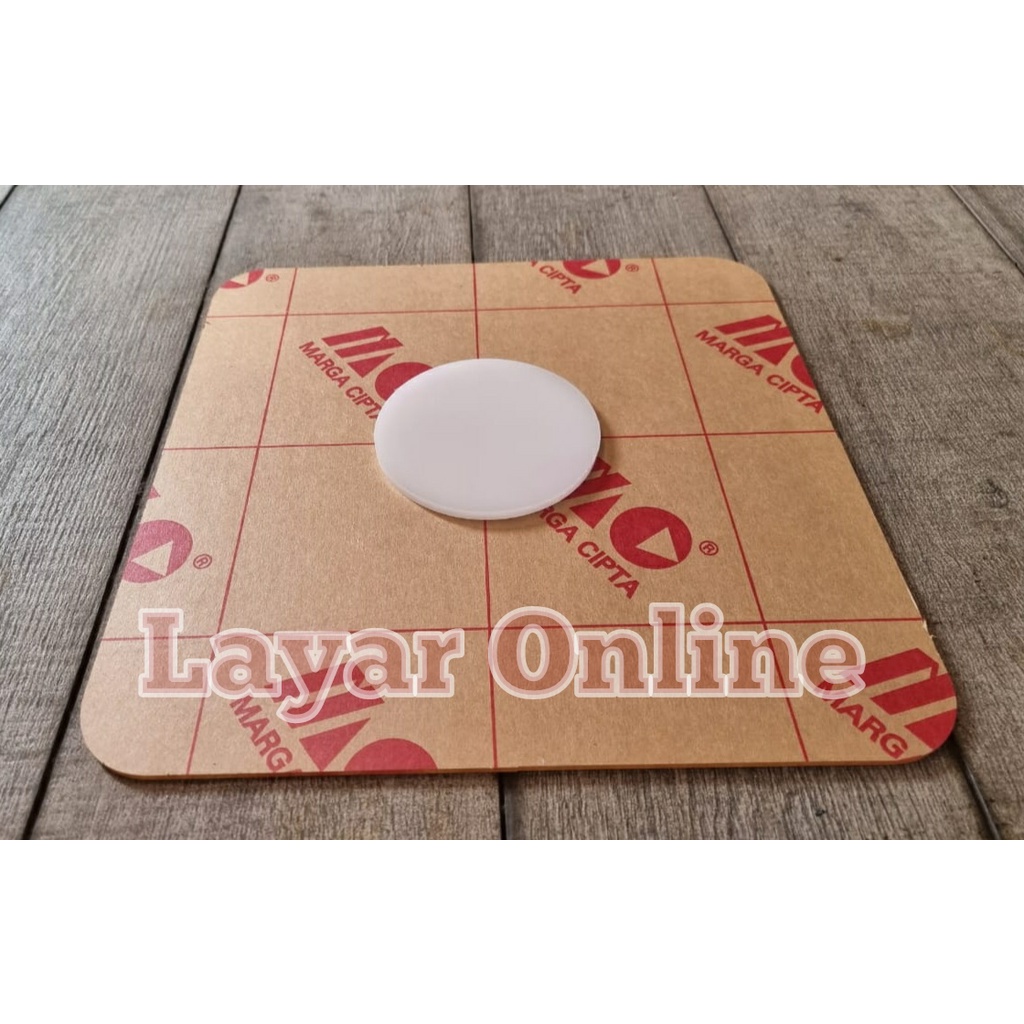 Premium Premium Acrylic Putih Susu 2mm Diameter 58cm Akrilik Laser Cutting Bulat Potongan