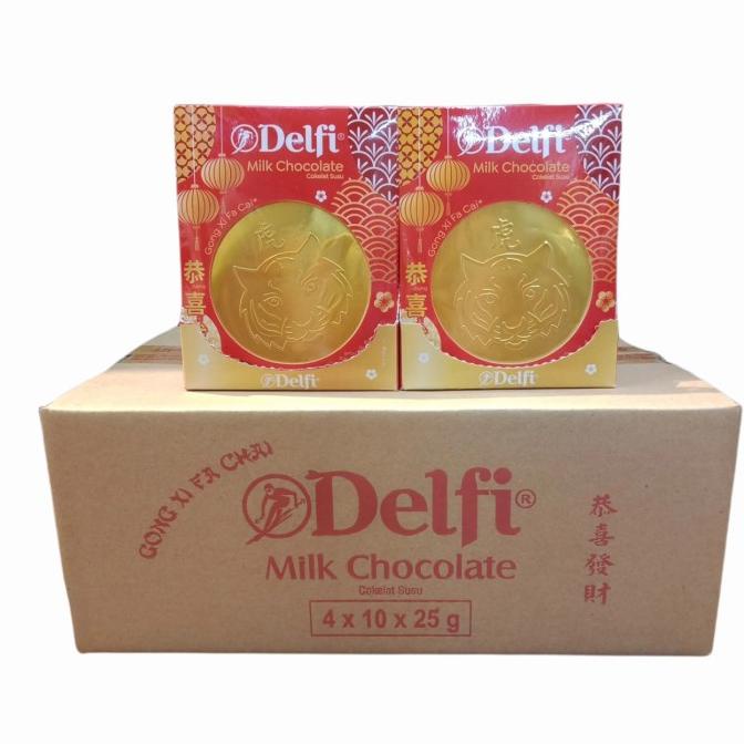 

Aska_Khalia Delfi Milk Chocolate Coin 25 Gr Isi 40 Pcs ( Edisi Imlek 2022 ) Penggunai