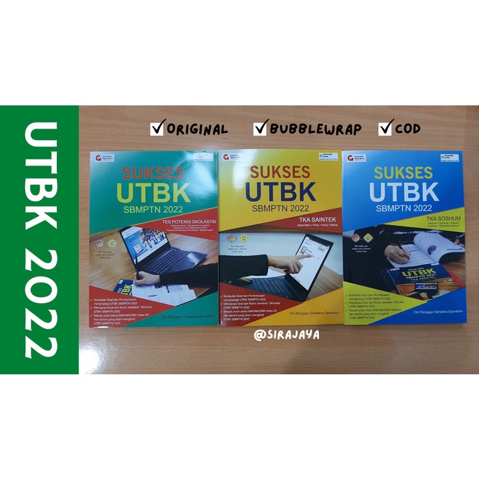 TERMURAH PAKET BUKU UTBK 2022 KELOMPOK UJIAN CAMPURAN  BIMBEL GO