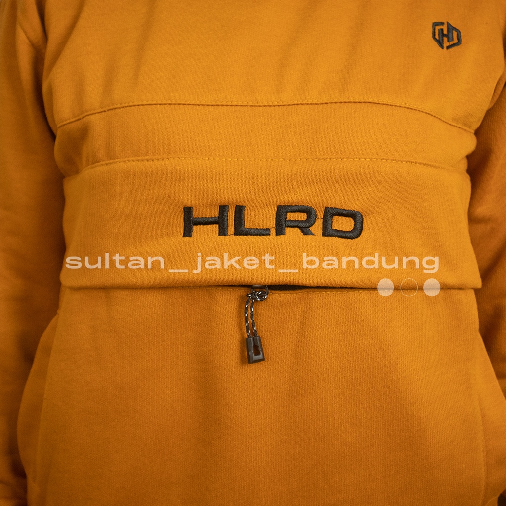 HOLYRIDER Sweatshirt Kagoule Mustard