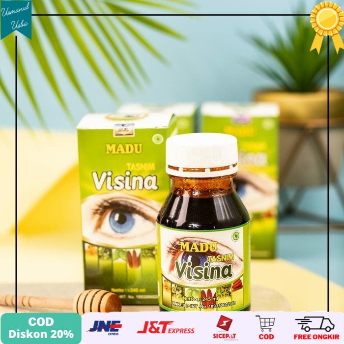 

❤COD❤ Madu Herbal Tasnim Visina / Madu Herbal Kesehatan Mata - 1 pcs