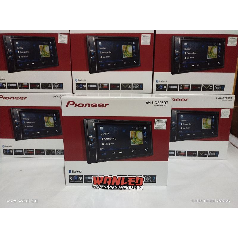 HEAD UNIT PIONER AVH G225BT BLUETOOT USB