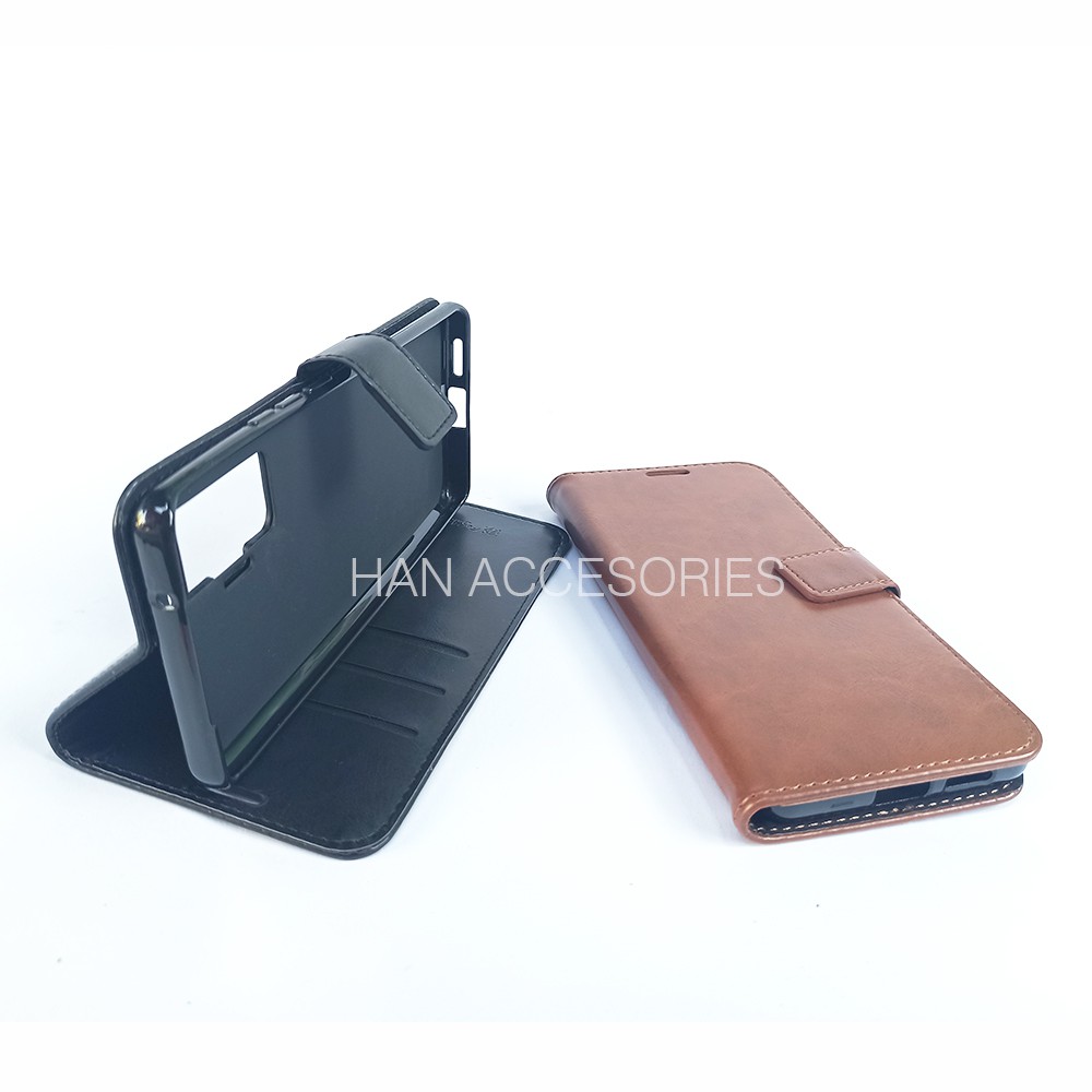 VIVO X50 | X50 PRO Original Fashion Selular Flip Leather Case - Flip Cover