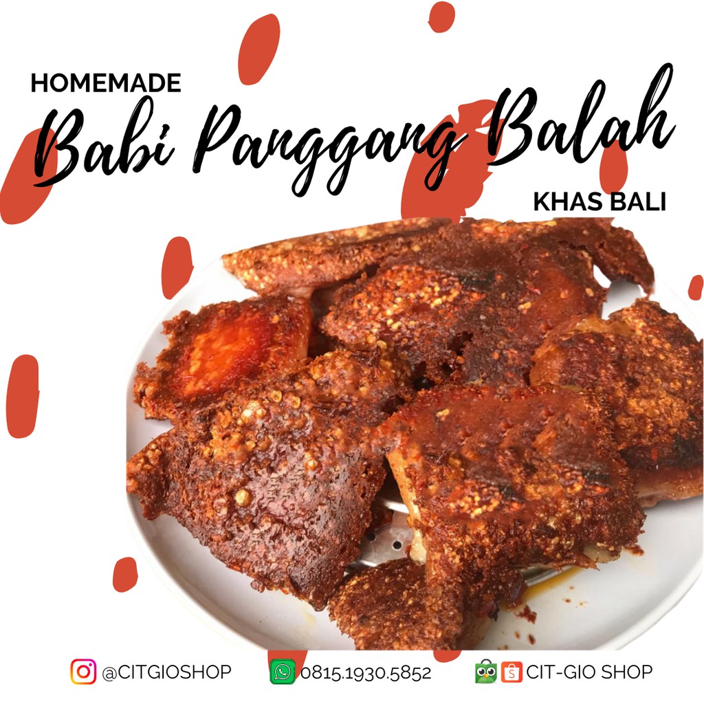 

BABI BALAH PANGGANG 200gr KHAS BALI HOMEMADE RESELLER RESMI