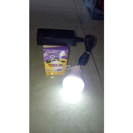 Power bank 4000 maH + lampu bohlamp USB kabel