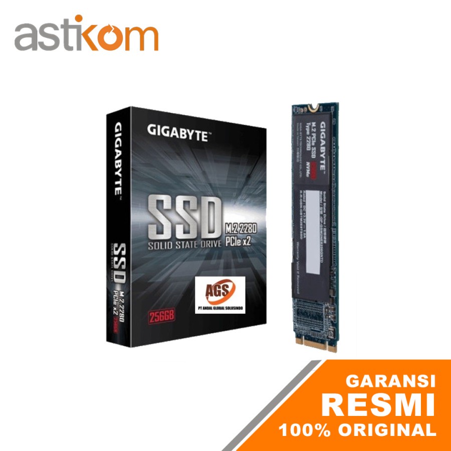 SSD GIGABYTE M.2 2280 NVMe 256GB SSD NVMe 256GB GIGABYTE SSD NVME 2280