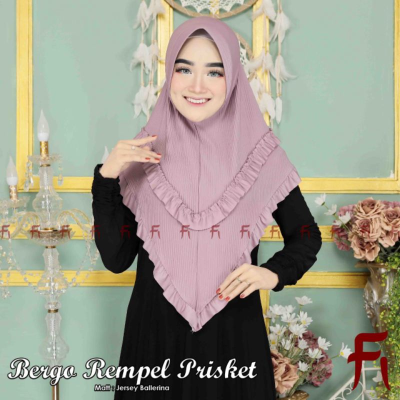 105 REMPEL SUSUN PLISKET ORI FI HIJAB || JILBAB INSTAN HIJAB KEKINIAN