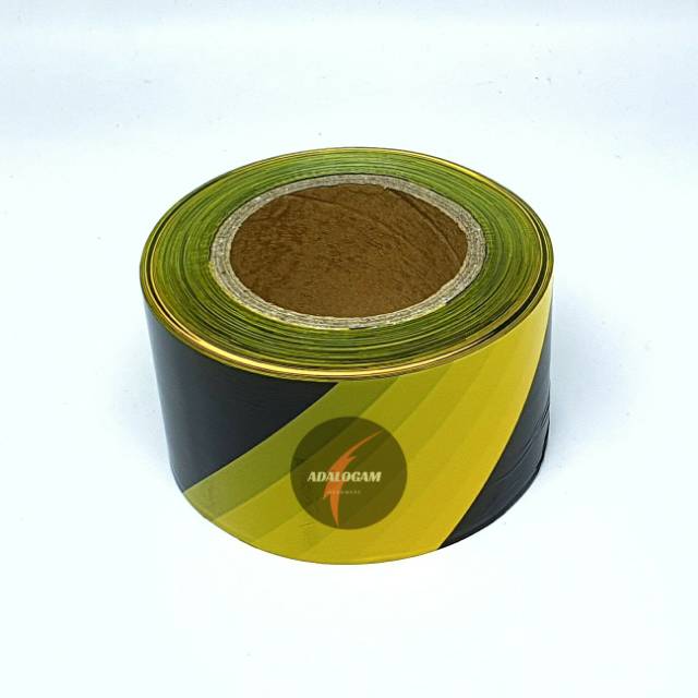 Police Line - Garis Polisi - Barricade Tape 3 Inch x 300 Meter Kuning Hitam