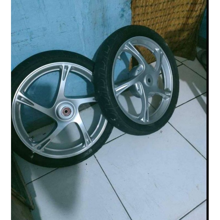 Velg yamaha mio sporty/smile plus ban second original