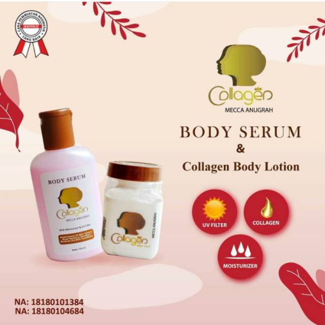 PAKET MECCA ANUGRAH ( BIBIT COLLAGEN + BODY SERUM ) ORIGINAL BPOM