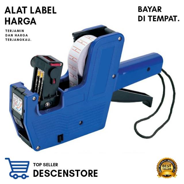 

Alat Cetak Label Harga Price Coding Machine + Kertas Roll - Multi Color