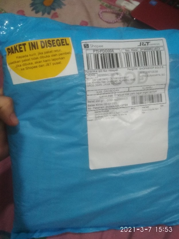 Shopashop Solo Batik Couple Syahnaz Tulle Mutiara - 5 Warna