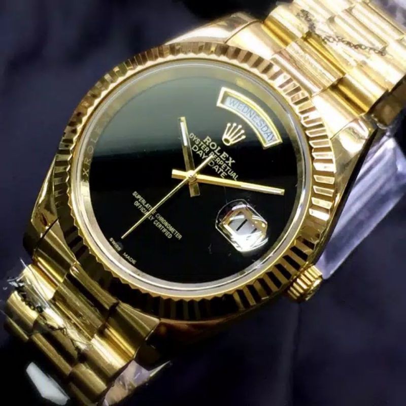 Jam Tangan Rolex Day Date President Stainless Gold