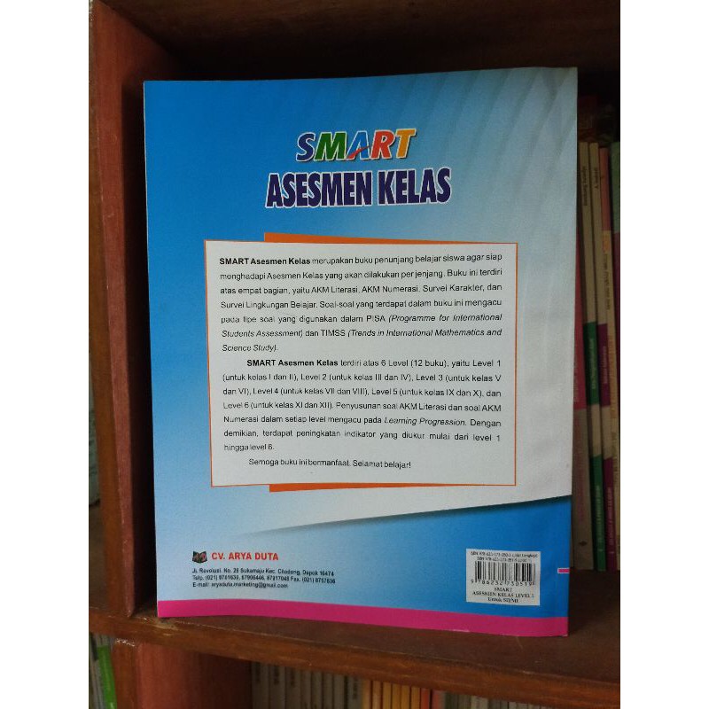 ORI buku teks smart asesmen kelas 1 penerbit Arya duta edisi terbaru