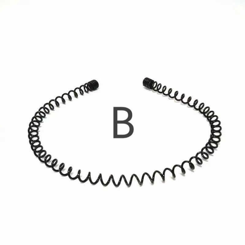 TERLARIS!! Bando Ombak / Bando Besi Pria Wanita Bandana / Bando Rambut Tebal Import