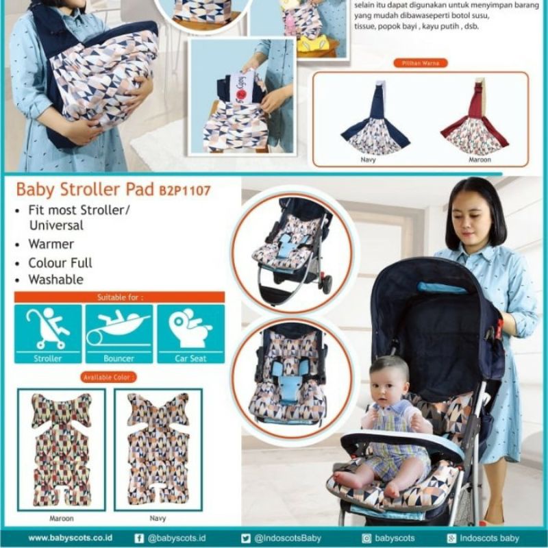 Baby 2 Go Baby Stroller Pad Diamond Series