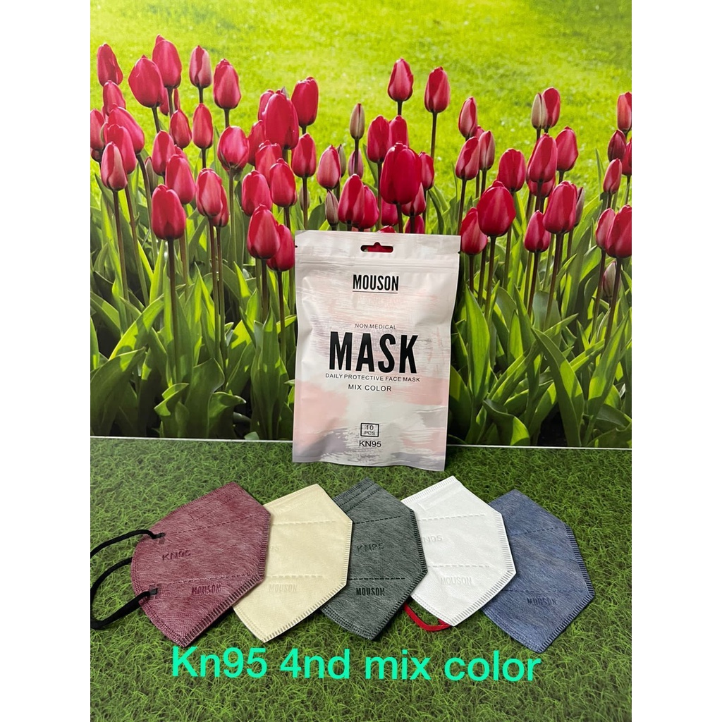 Mouson Masker KN95 Denim isi 10pcs