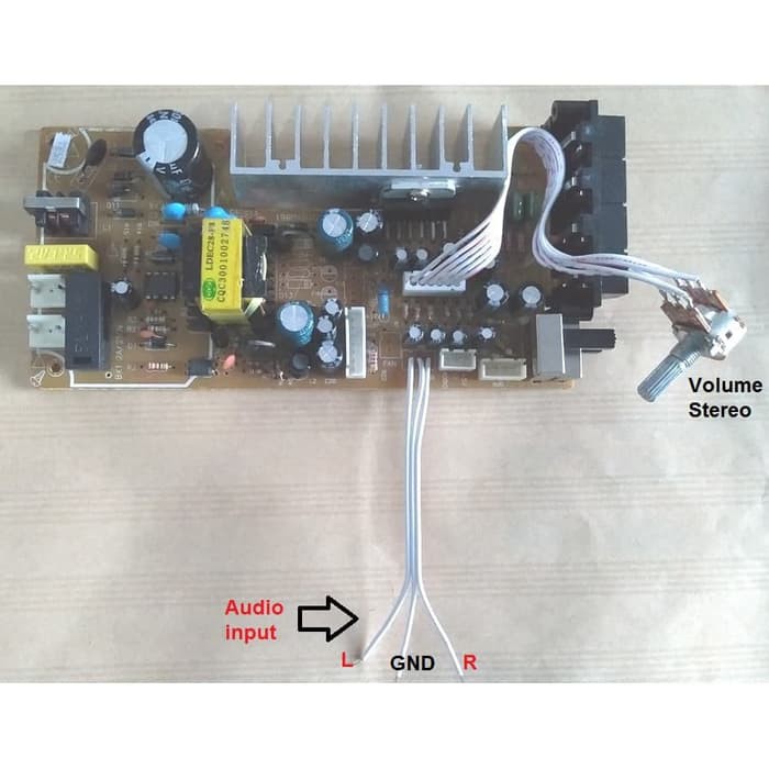 Power amplifier ampli stereo TDA2005 AX80Watt pakai AC220V PLN Er~819