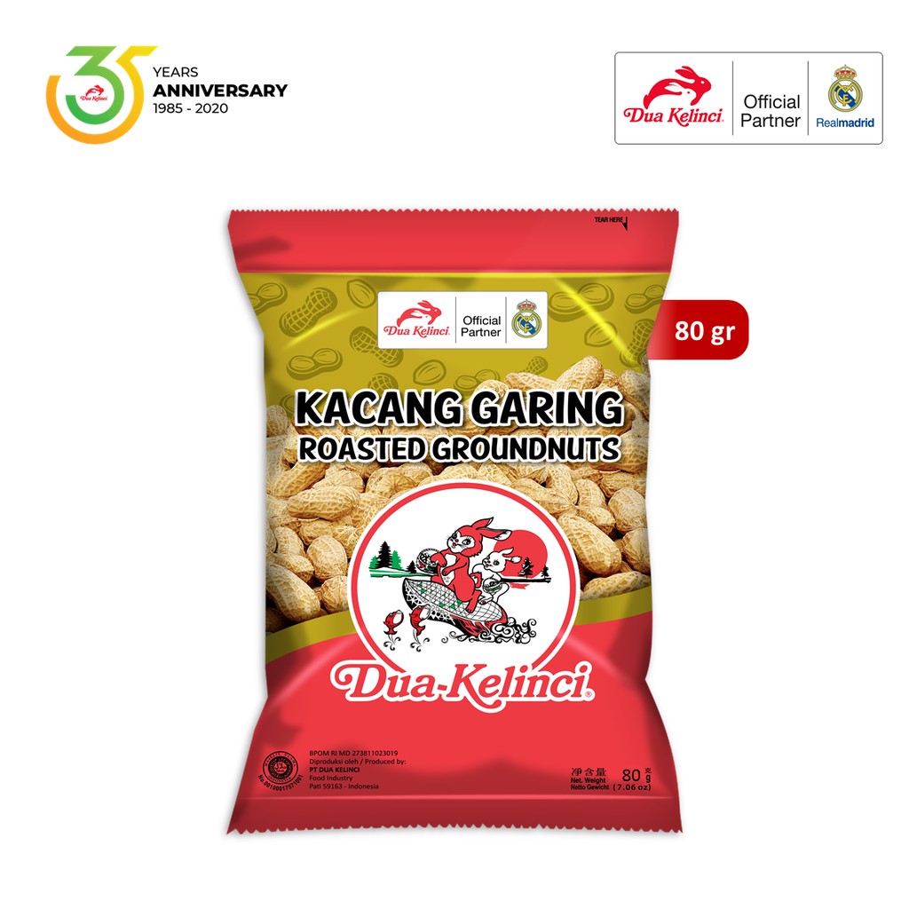 

Dua Kelinci Kacang Garing 80 Gr