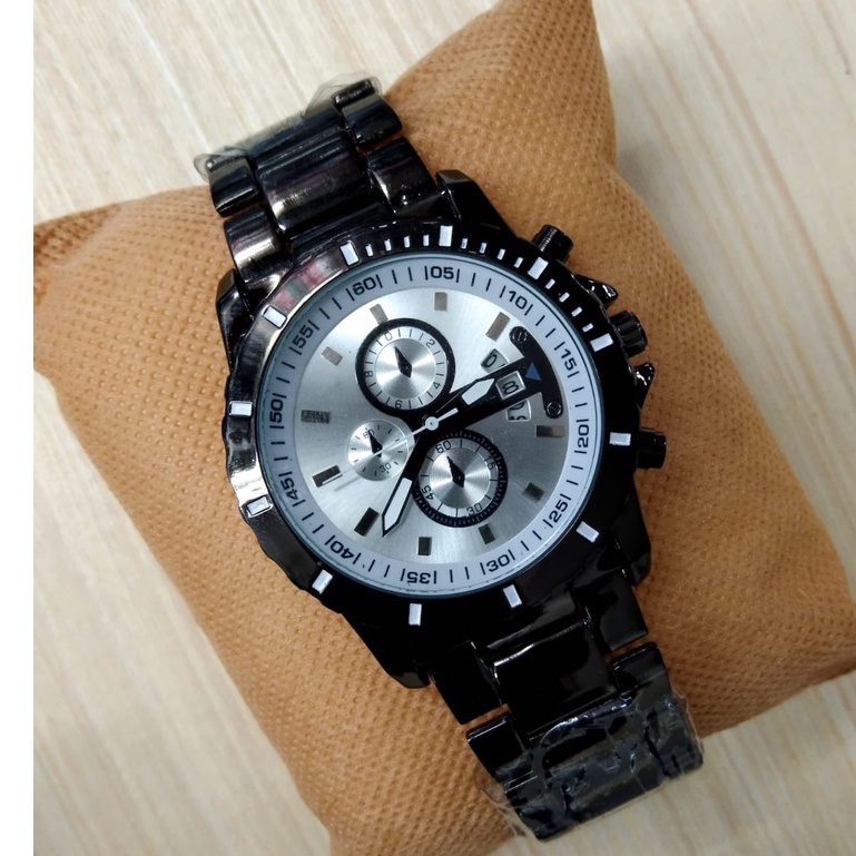 JAM TANGAN PRIA RIPCURL B3-50 TALI RANTAI CHRONO VARIASI TANGGAL AKTIF DM 4.0CM FREE BOX  || JAM TANGAN FASHION PRIA RIPCURL