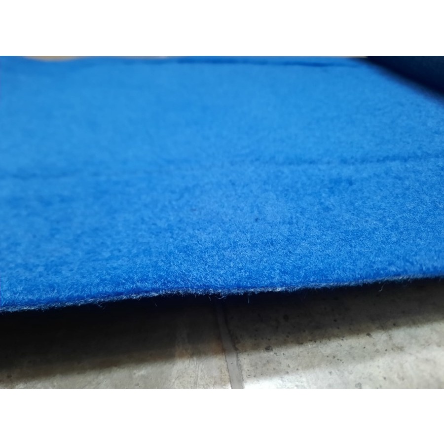 BENTLEY Karpet Non Woven Tebal [METERAN] 1x3,5meter BLUE Lebar 3,5 Meter-1