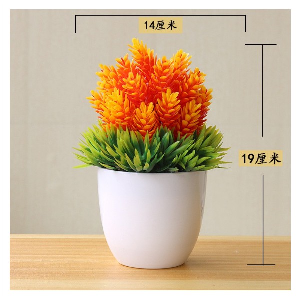 TANAMAN BUNGA PLASTIK DEKORASI RUMAH TANAMAN HIAS TERLARIS GROSIR IMPORT PBP02-3