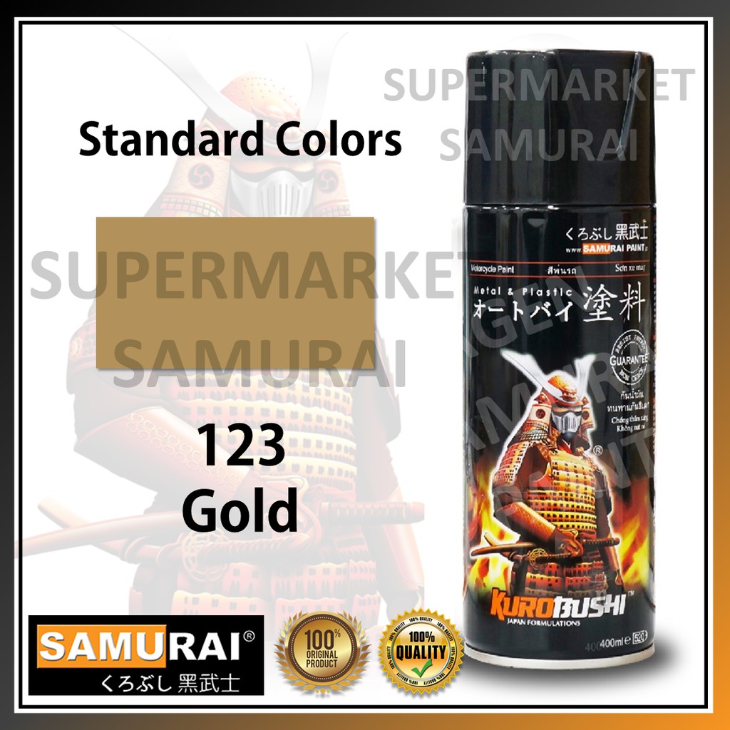 Samurai Paint 123 Warna Gold Warna Standar Cat Pilox Standard Colours