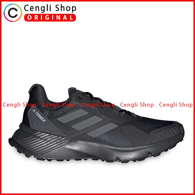 SEPATU LARI ADIDAS PRIA ORIGINAL OLAHRAGA OUTDOOR SPORT TERREX SOULSTRIDE TRAIL RUNNING SHOES