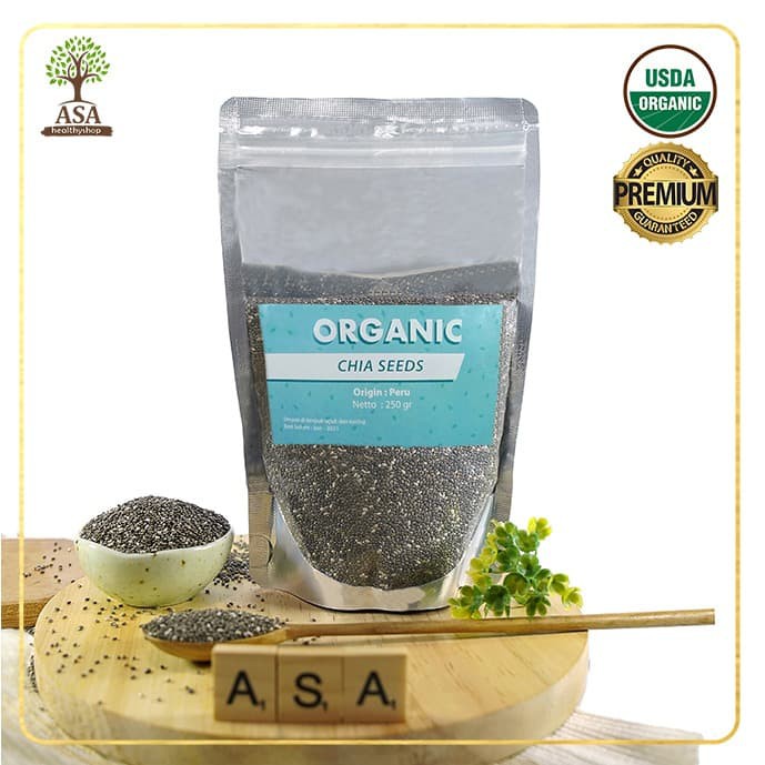 

Termurah Organic Chia Seed Peru 250 gr Free ongkir