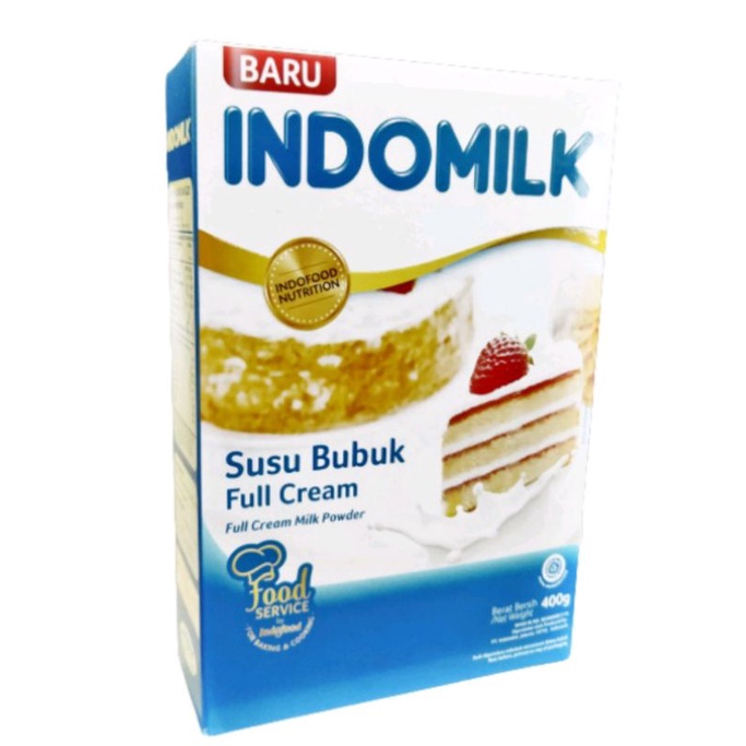 Jual Susu Bubuk Full Cream Indomilk 400 g Indonesia|Shopee Indonesia